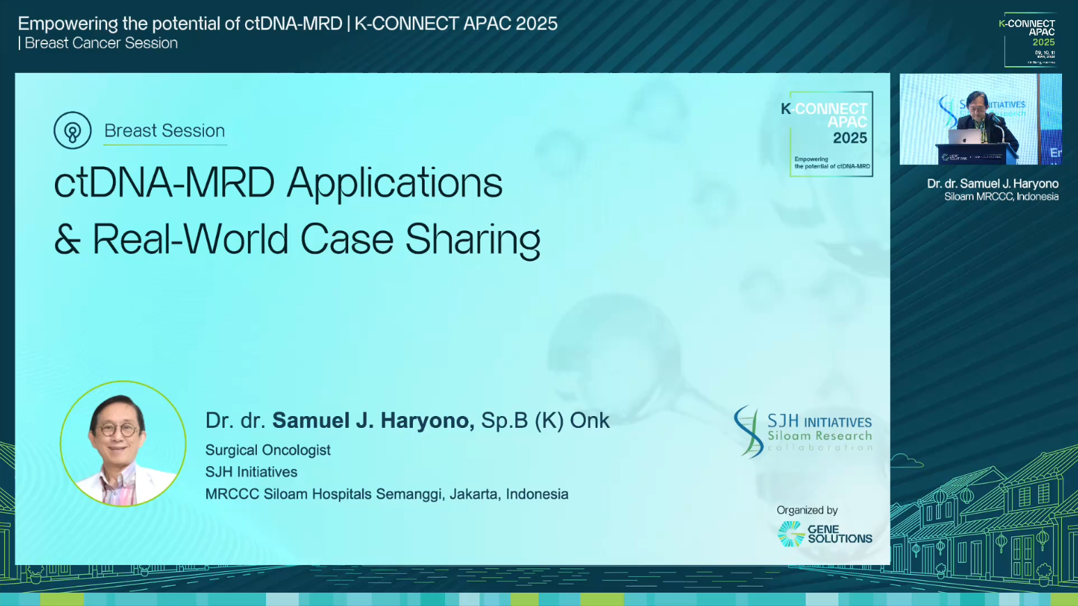 kconnect.genesolutions.com harnessing ctdna mrd to guide complex treatment decisions in advanced her2 breast cancer 7. breast session dr. samuel thumbnail - The K-CONNECT Platform