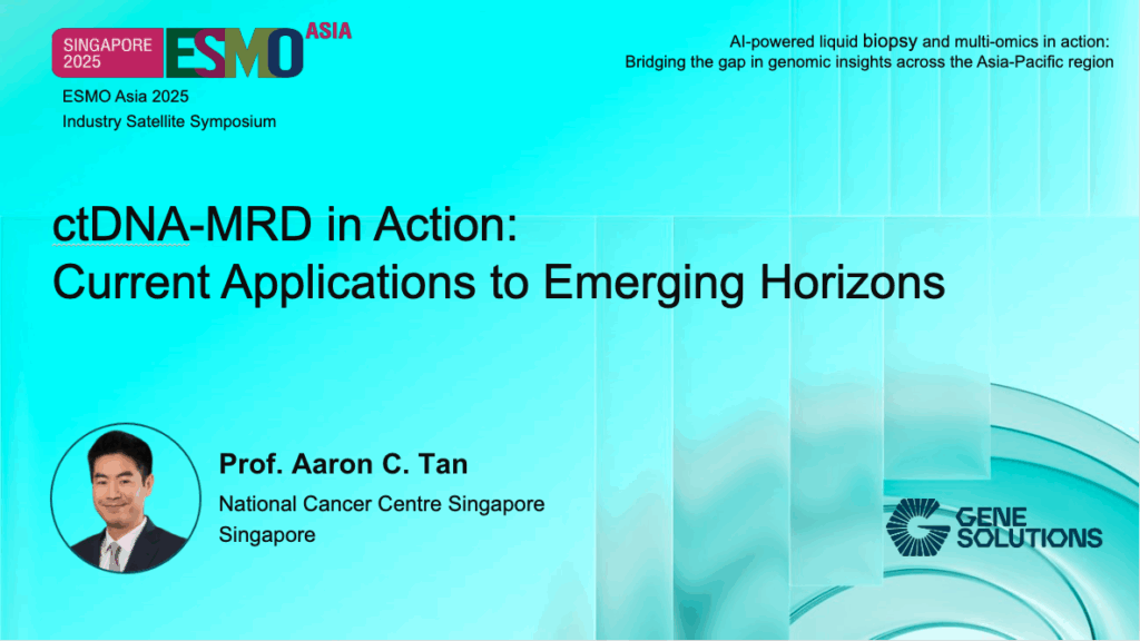 kconnect.genesolutions.com ctdna mrd in action current applications to emerging horizons aaron tan 1 - The K-CONNECT Platform