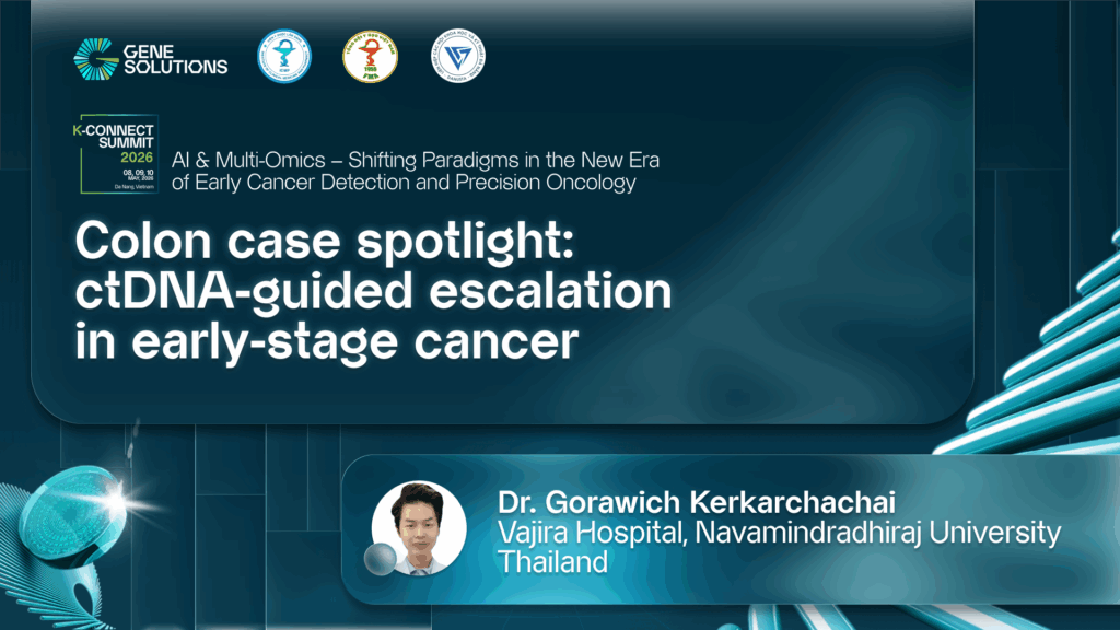 kconnect.genesolutions.com lung cancer clinical case concurrent rna and dna sequencing dr. gorawich kerkarchachai - The K-CONNECT Platform